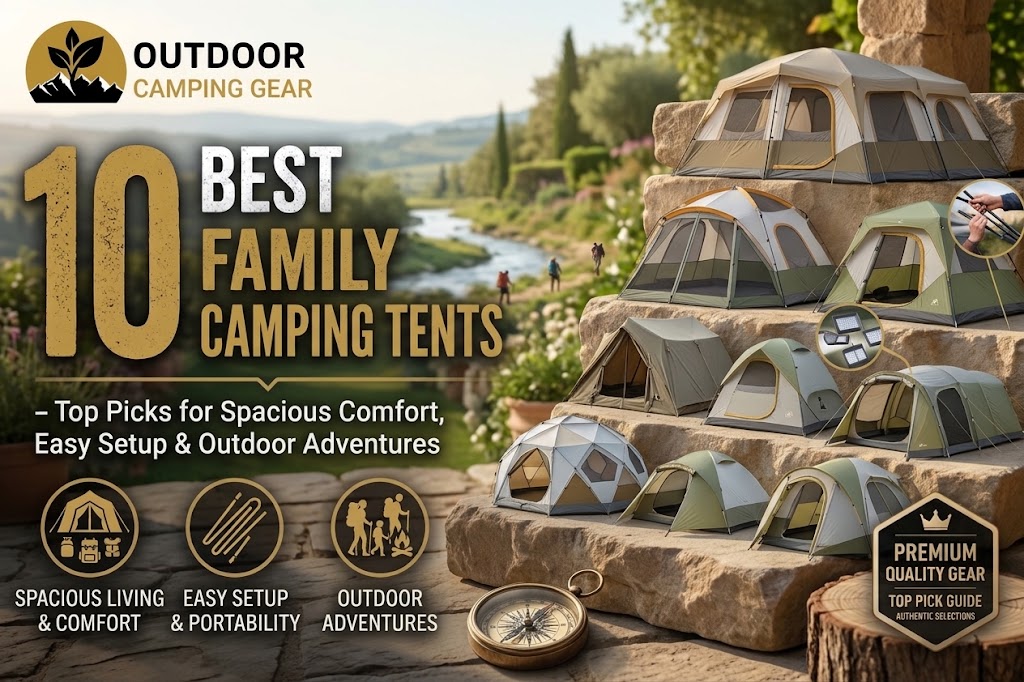 10 Best Family Camping Tents – Top Picks for Spacious Comfort, Easy Setup & Outdoor Adventures