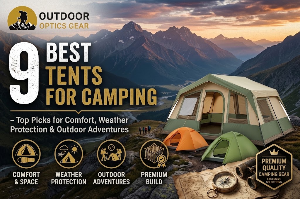 9 Best Tents for Camping – Top Picks for Comfort, Weather Protection & Outdoor Adventures