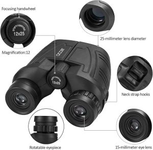 Occer 12x25 Compact Binoculars