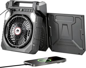 AYAMAYA Solar Powered Camping Fan