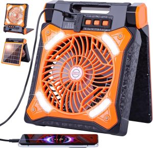 WESTTREE Solar Powered Camping Fan