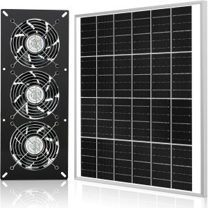 Fanspex 25W Solar Powered Exhaust Fan Kit