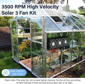 Fanspex 25W Solar Powered Exhaust Fan Kit