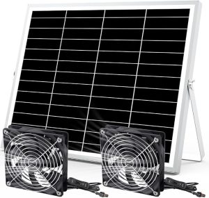 PQINS 5-Inch Solar Exhaust Fan 2-Kit Review