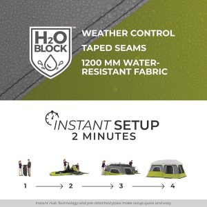 CORE 9-Person Instant Cabin Camping Tent