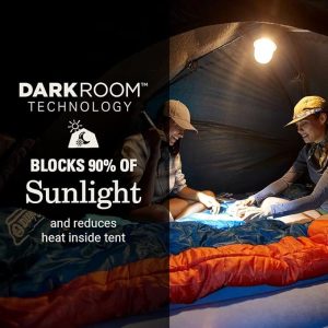 Coleman 4-Person Dark Room Camping Tent with Screen Room