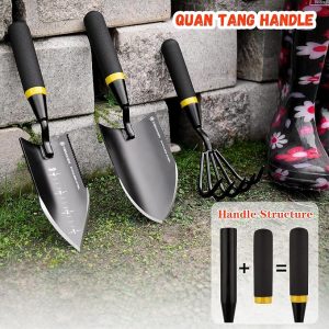 Kemaier 3-in-1 Stainless Steel Garden Tool Set