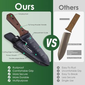 PERWIN Hori Hori Garden Knife