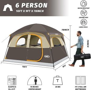UNP 6-Person Camping Tent
