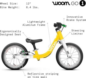 woom GO 1 Balance Bike