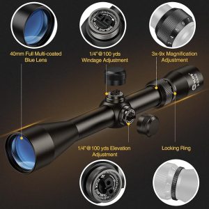 CVLIFE 3-9x40 Rifle Scope