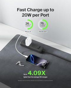 UGREEN Nexode Pro 65W 3-Port USB-C Charger