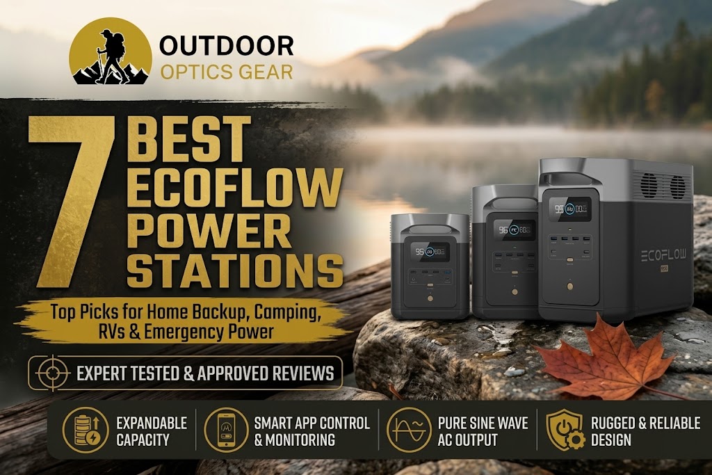 7 Best EcoFlow Power Stations – Top Picks for Home Backup, Camping, RVs & Emergency Power